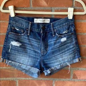 00 High Waisted Abercrombie & Fitch Jean Shorts